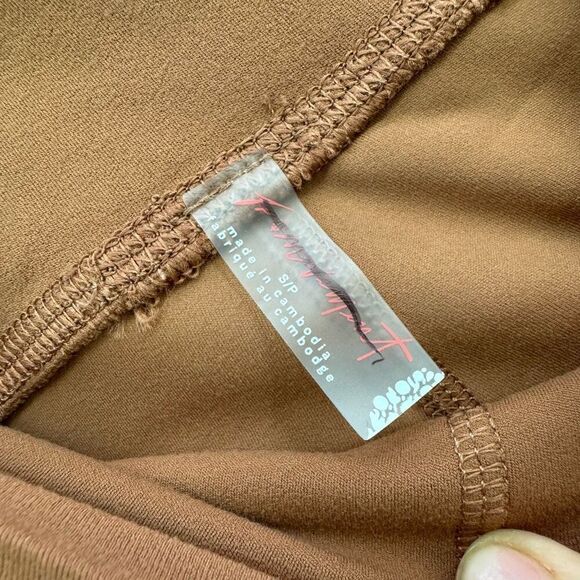 NWT Free People Movement Womens Brown Good Karma High Waisted Leggings Small - Picture 6 of 6